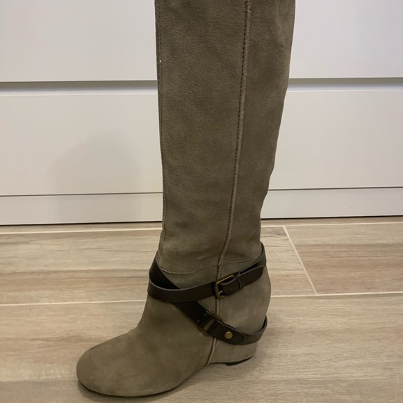 Franco Sarto Suede boots sz 9 - Picture 3 of 13